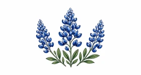 Insure With Cierra — bluebonnet logo